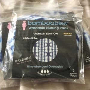 Bamboobies Washable Nursing Pads - 3 pairs/6 total